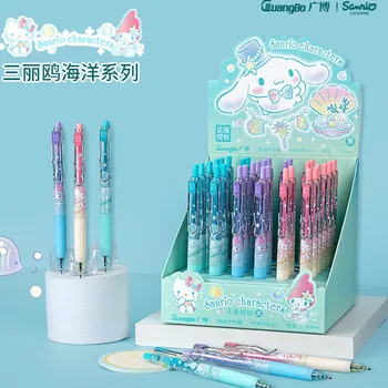 Sanrio Family Cinnamoroll Melody Кити Press The Neutral Pen Черна химикалка за подпис на Едро студентски консумативи и канцеларски материали