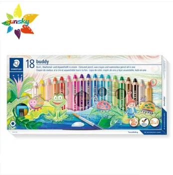 Staedtler 18/36 цветен водоразтворим цветен молив, водорастворимая цветна писалка за рисуване, мелок 