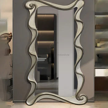 Френското дървено декоративно огледало За домашен интериор, Огледало в цял ръст, за всекидневната, Реколта домакинството на Престижния декоративни огледала за спални